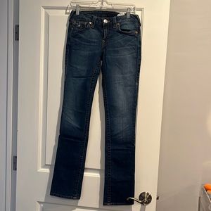 True Religion Skinny Jeans - Slim Straight with Flaps - 27